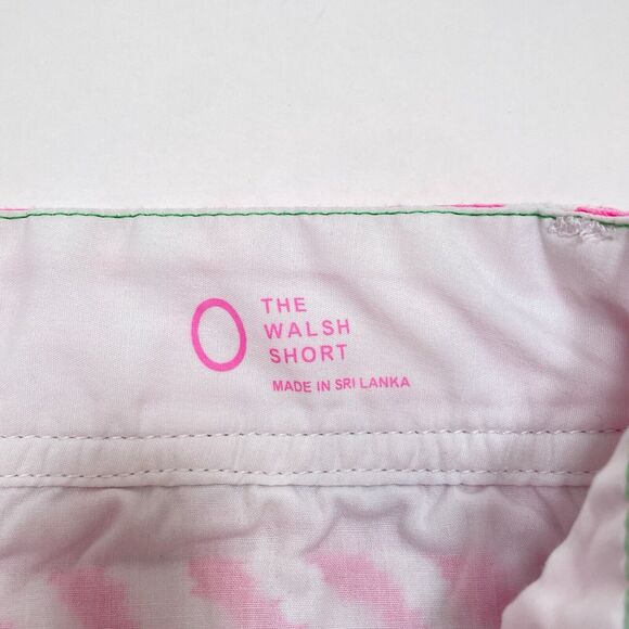 Lilly Pulitzer Walsh Shorts Size 0 Pink Chevron Striped Prep Style 92925 Summer - Picture 6 of 10
